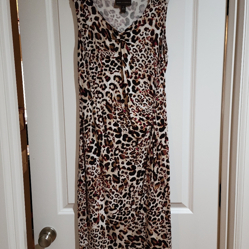 Womens ruching on waist dress.